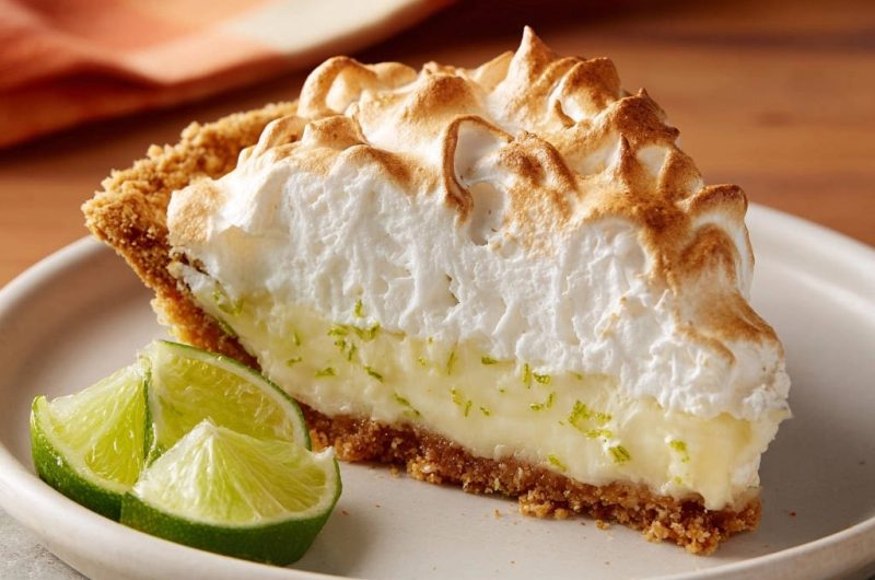 Limetten-Baiser-Torte