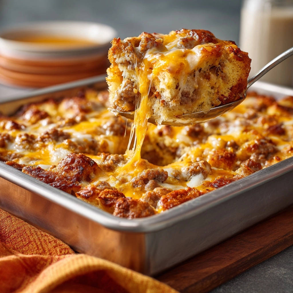 Herzhafter Frühstücks-Auflauf