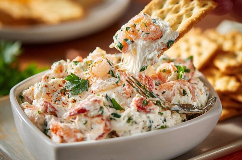 Cremiger Garnelen-Käse-Dip