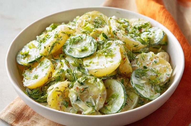 Cremiger Kartoffel-Gurken-Salat