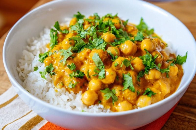 Cremiges Kichererbsen-Curry