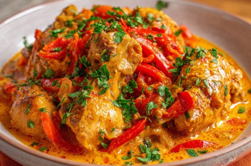 Cremiges Paprika-Hähnchen