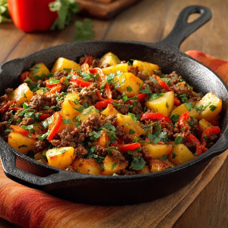 Deftige Hackfleisch-Kartoffel-Pfanne: Garantiert keine Matsche!