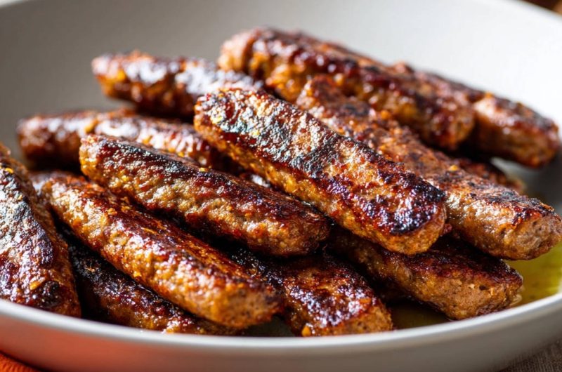 Gebratene Hackfleisch-Sticks