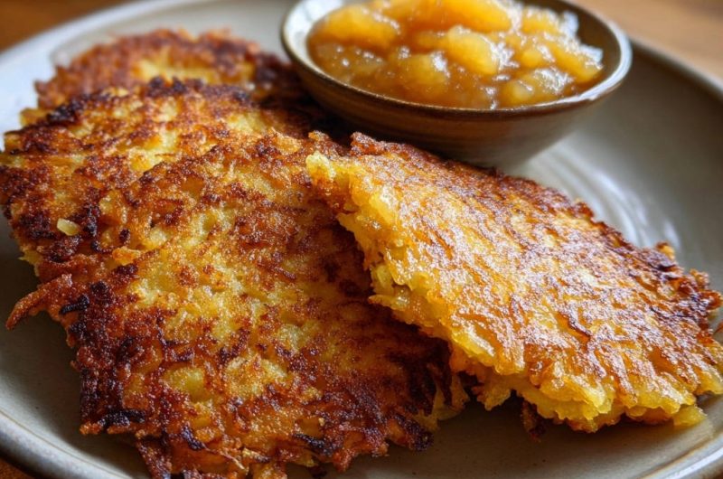Goldbraune Kartoffelpuffer
