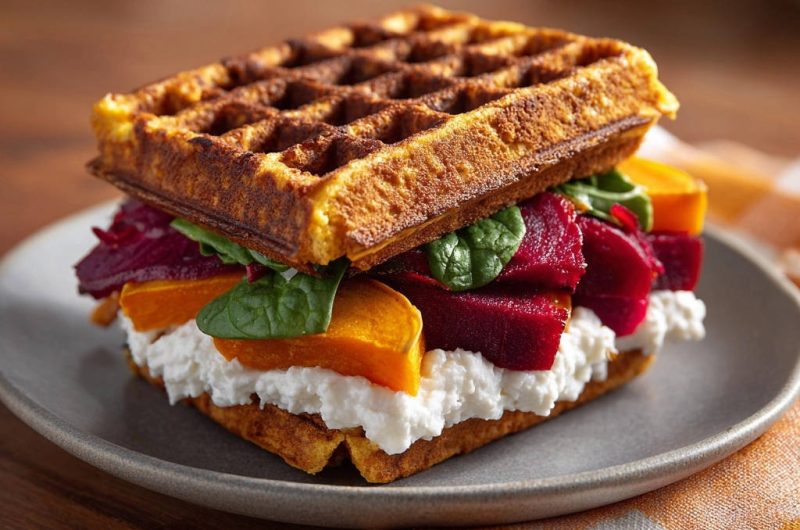 Herzhafte Gemüse-Waffeln