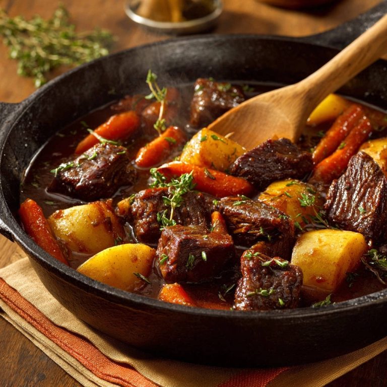Herzhaftes Rinderschmorgericht mit Wurzelgemüse: Nie wieder zähes Fleisch!