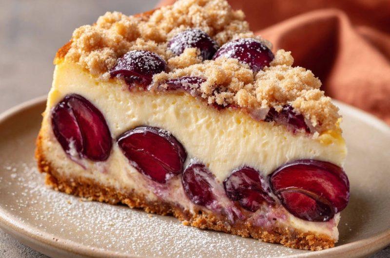 Kirsch-Streusel-Käsekuchen