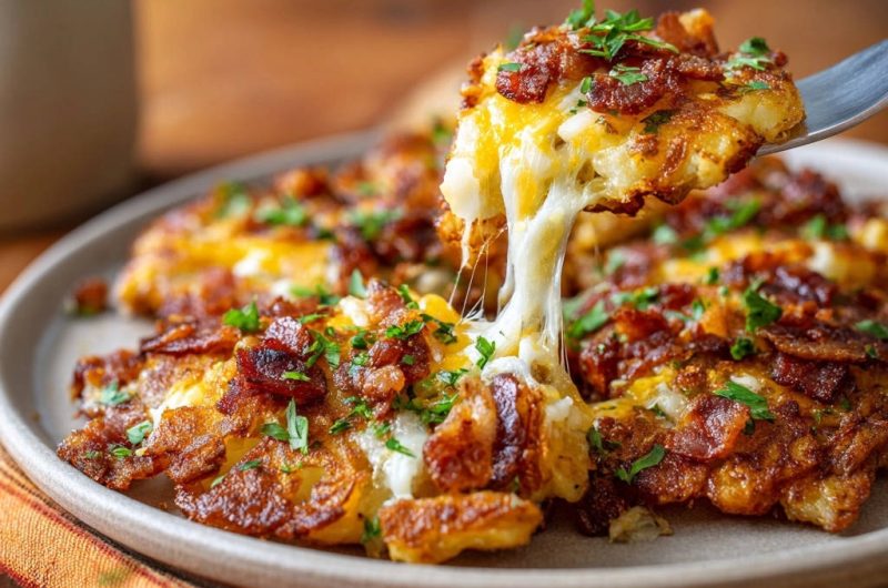 Knusprige Käse-Bacon Kartoffeltaler