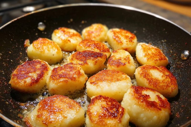 Knusprige Kartoffel-Taler aus der Pfanne