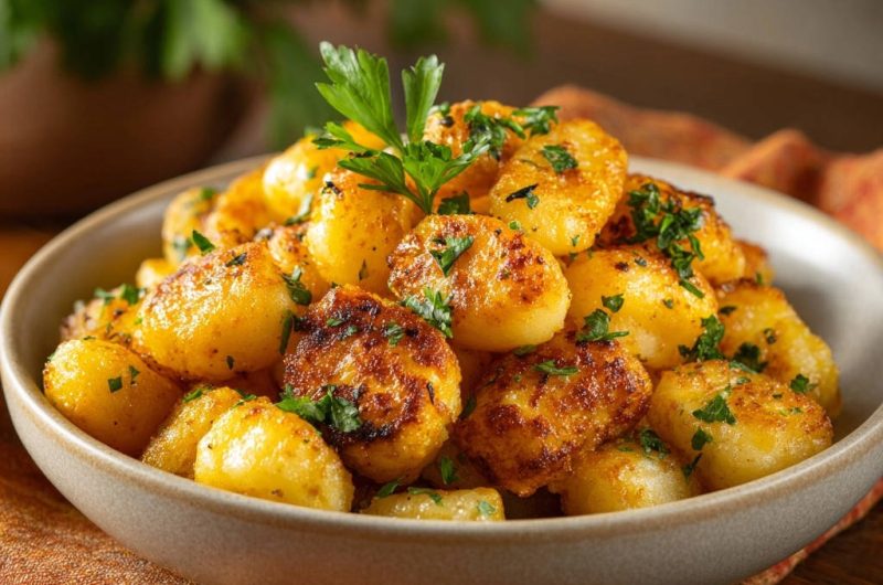 Knusprige Pfannen-Kartoffeln