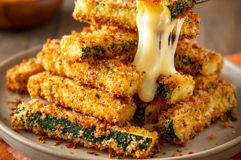 Knusprige Zucchini-Käse-Sticks