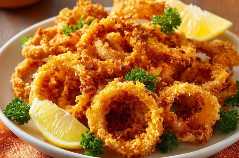 Knusprige Zwiebelringe