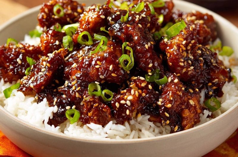 Knuspriges Sesam-Hähnchen