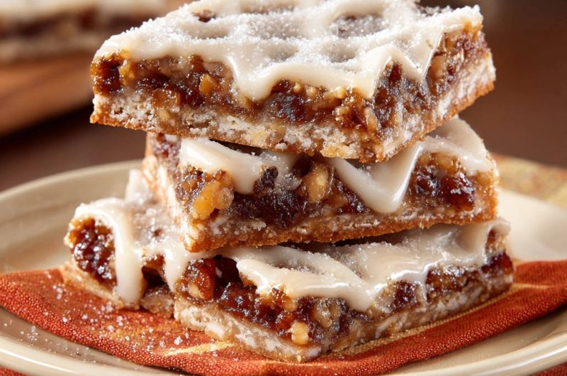 Saftige Dattel-Nuss-Schnitten