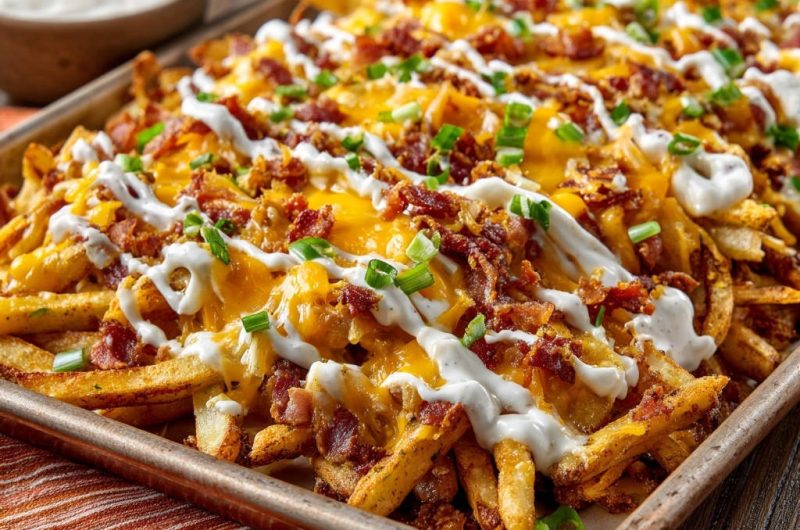 Ultimative Loaded Fries vom Blech