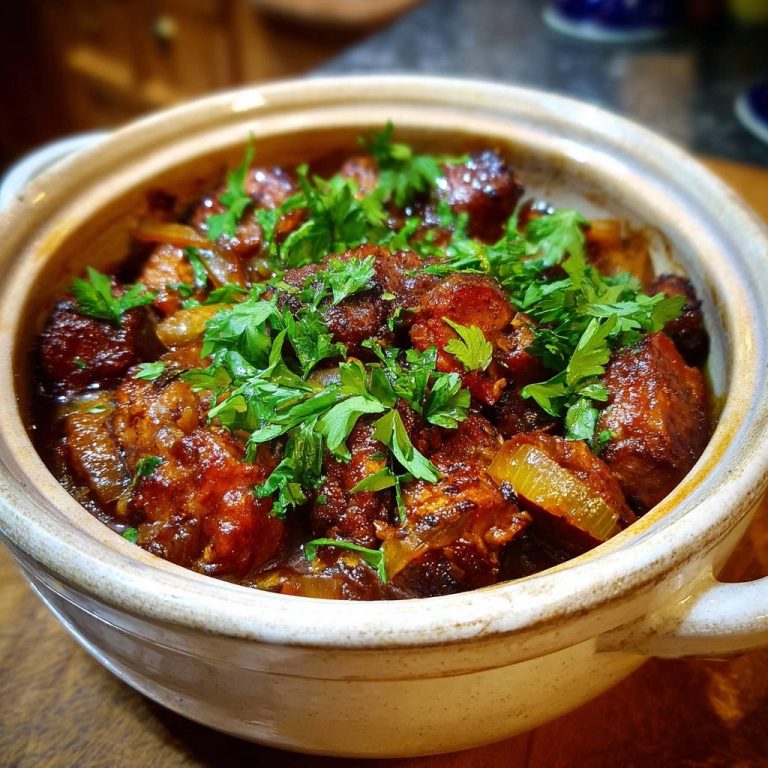 Zartes Rinderschmorgericht mit Zwiebeln: Nie wieder trocken, immer saftig