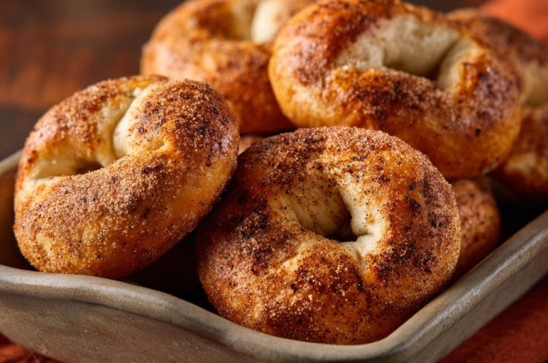 Zimt-Zucker-Bagels