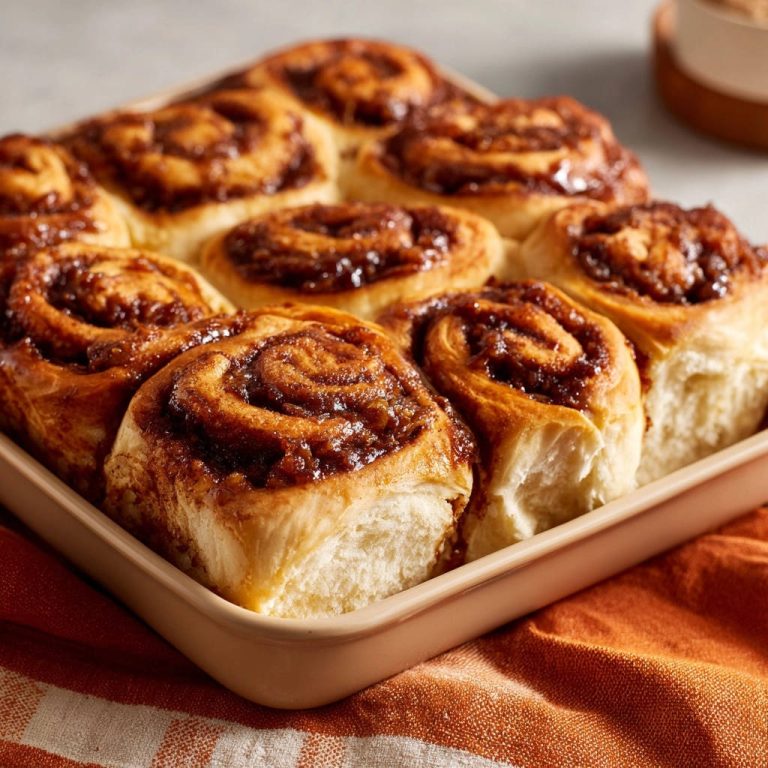 Flauschige Zimtschnecken in Nahaufnahme, frisch aus dem Ofen, mit einer glänzenden, klebrigen Zimtfüllung. Die perfekten Frühstücksbrötchen!