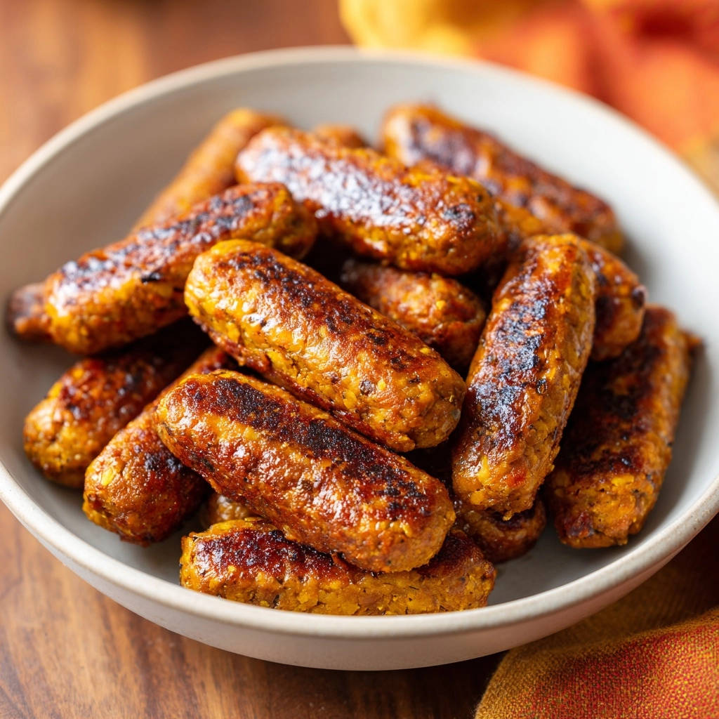 Gebratene Hackfleisch-Sticks liegen in einer Schüssel bereit. Die nahaufgenommene Ansicht zeigt die knusprige Oberfläche der saftigen Hackfleisch-Sticks.