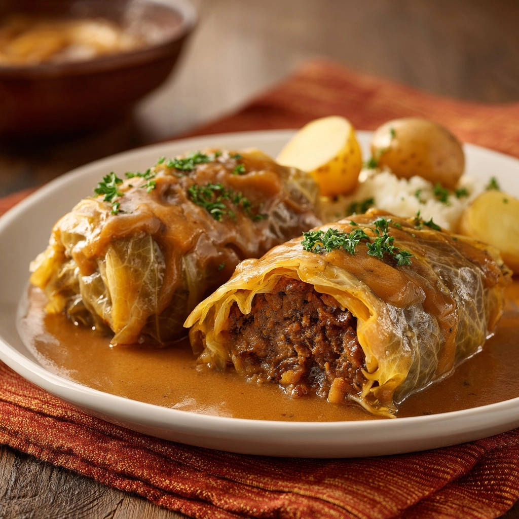 Saftige Kohlrouladen