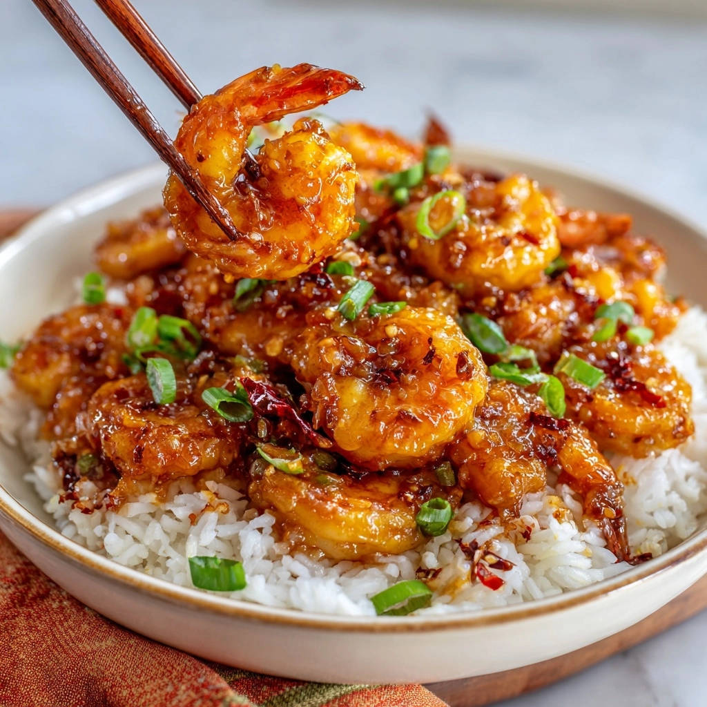 Süß-scharfe Knusper-Garnelen