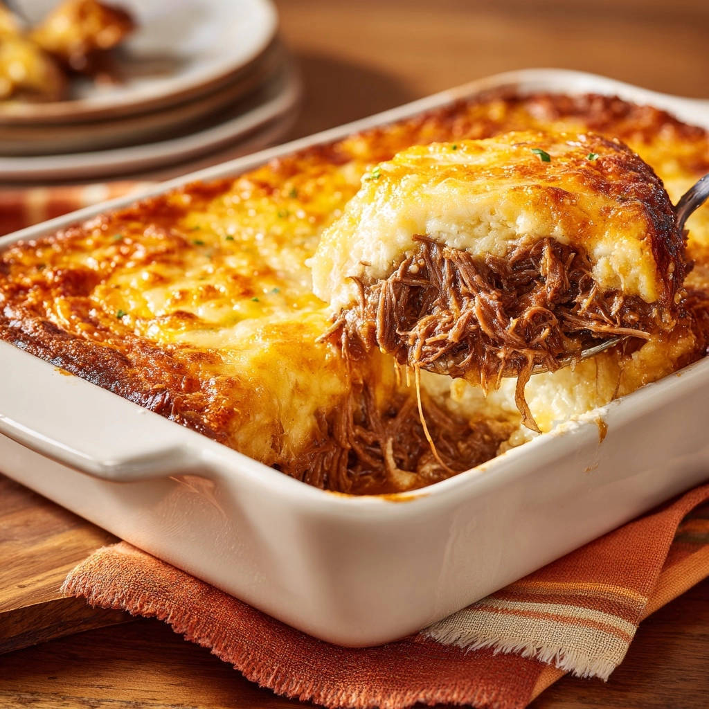 Saftiger Rinderauflauf