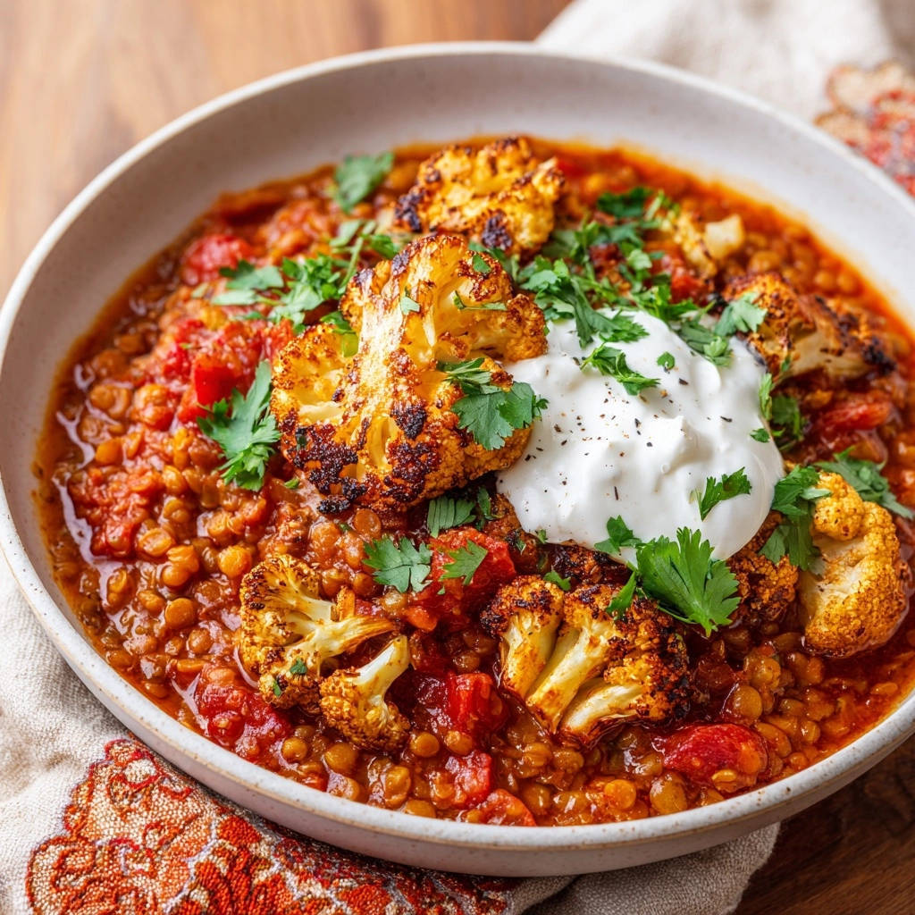 Blumenkohl-Linsen-Pfanne
