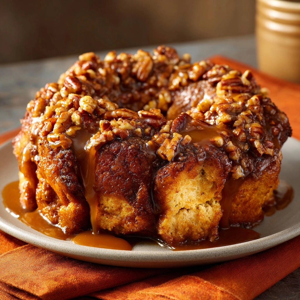 Karamell-Pekannuss-Zupfbrot