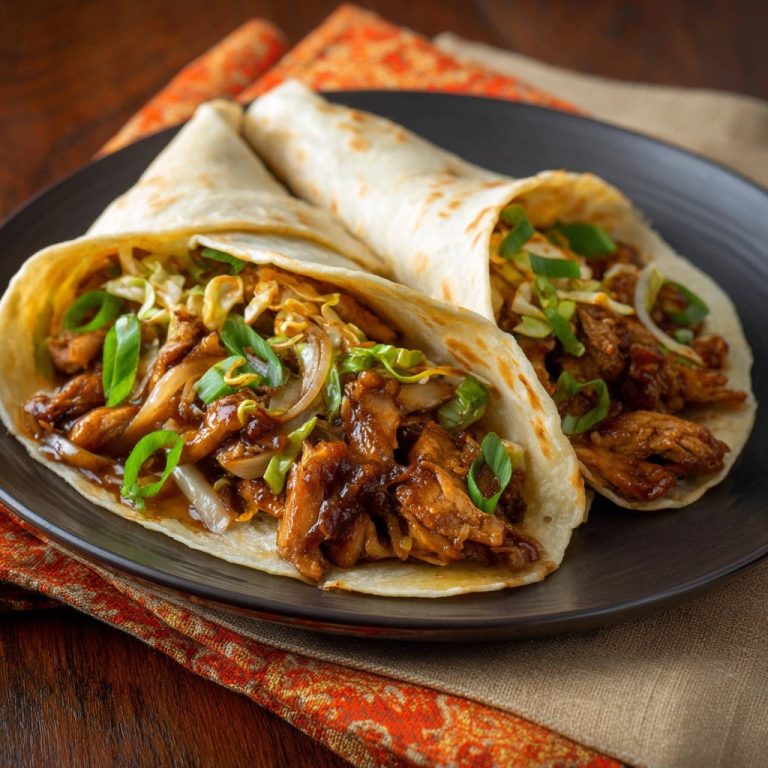 Asiatische Hähnchen-Wraps: Saftig & unwiderstehlich leicht gemacht