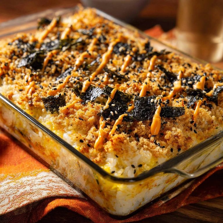 Cremiger Sushi-Auflauf: Dein einfaches Rezept für unwiderstehlichen Genuss