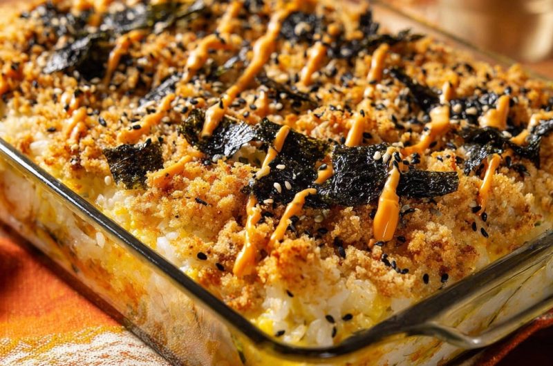 Cremiger Sushi-Auflauf