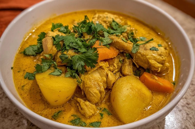 Cremiges Hähnchen-Curry mit Kartoffeln