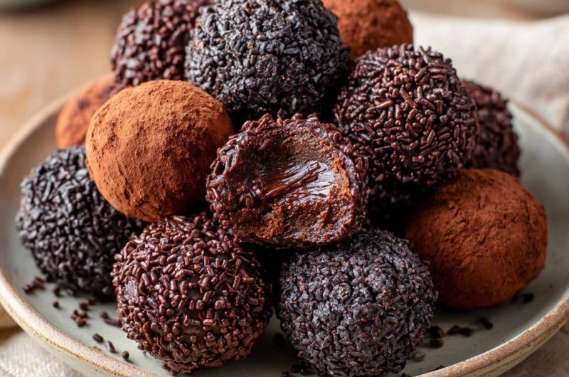 Edle Schokoladen-Trüffel