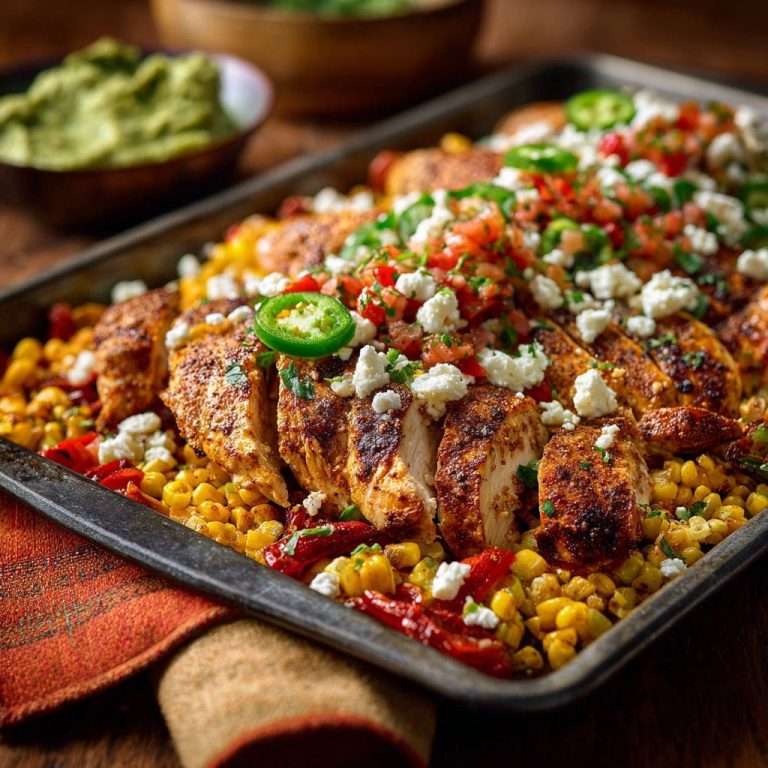 Fiesta Hähnchen vom Blech: Saftig, einfach & unwiderstehlich lecker