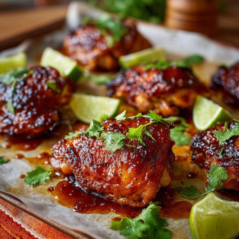 Glasiertes Hähnchen mit Limette & Koriander: Perfekt saftig & glänzend