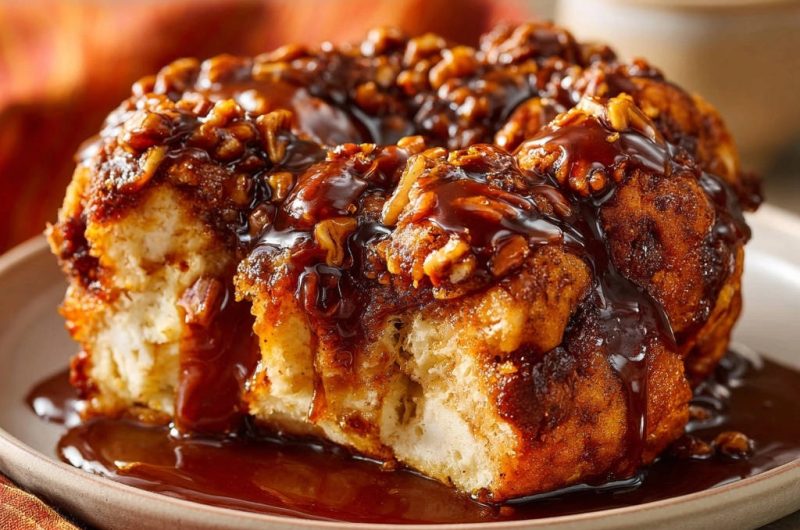 Karamell-Pekannuss-Zupfbrot