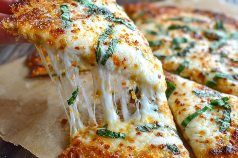 Perfekte Blumenkohl-Käse-Pizza