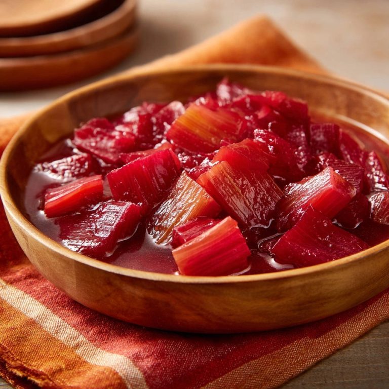Rhabarberkompott deluxe: Nie wieder wässrig, immer perfekt stückig!