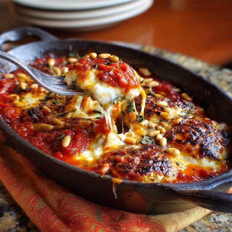 Rustikale Ofen-Käsepfanne: Dein Garant für ultimativen Käsefaden