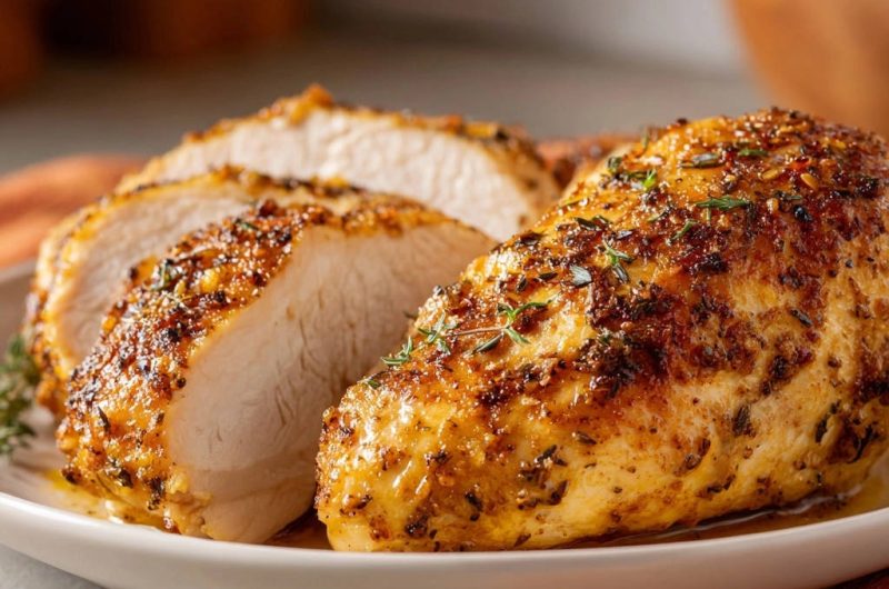 Saftige Hähnchenbrust aus dem Ofen