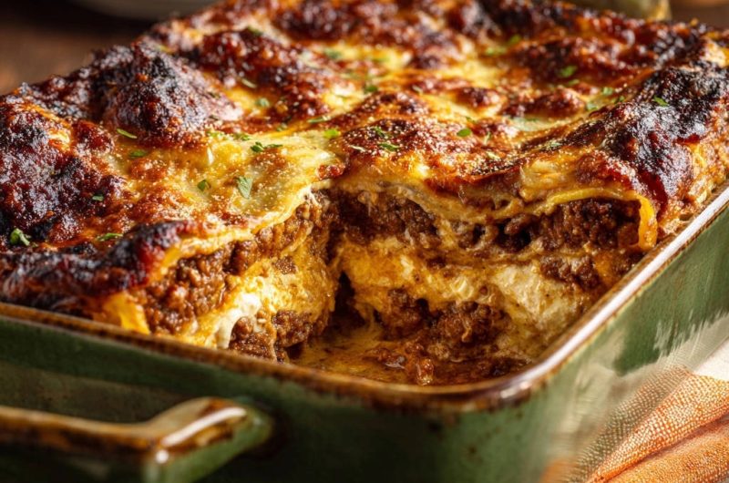 Saftige Ofen-Lasagne mit perfekter Kruste