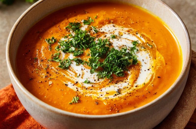 Samtige Kürbiscremesuppe