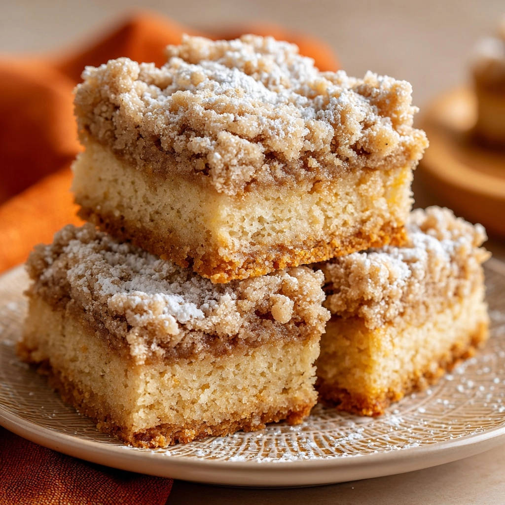 Saftiger Streuselkuchen mit Herbstfüllung zeigt hier einen detailreichen Querschnitt. Die saftige Kuchenbasis und der knusprige Streuselbelag sind deutlich zu sehen.