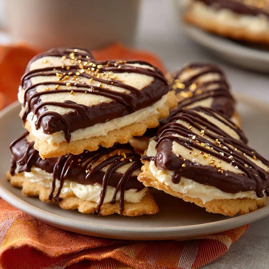 Herzige Kokos-Schoko-Creme-Kekse (Nie wieder weiche Kekse!)