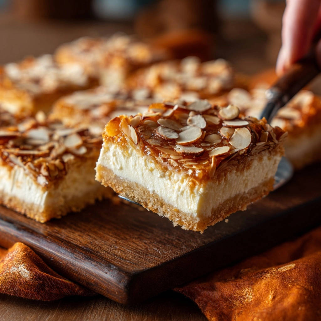 Cremige Mandel-Schnitten