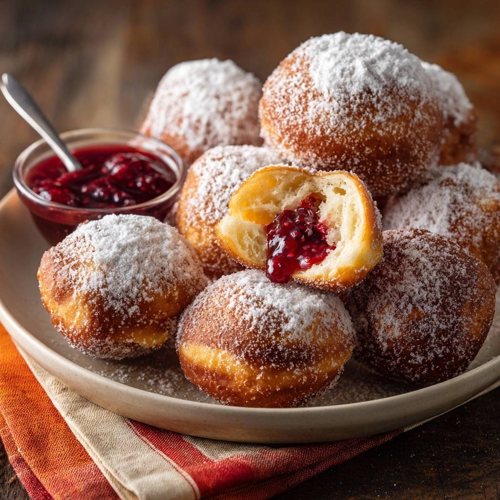 Marmeladen-Berliner (Garantiert jedes Mal fluffig)