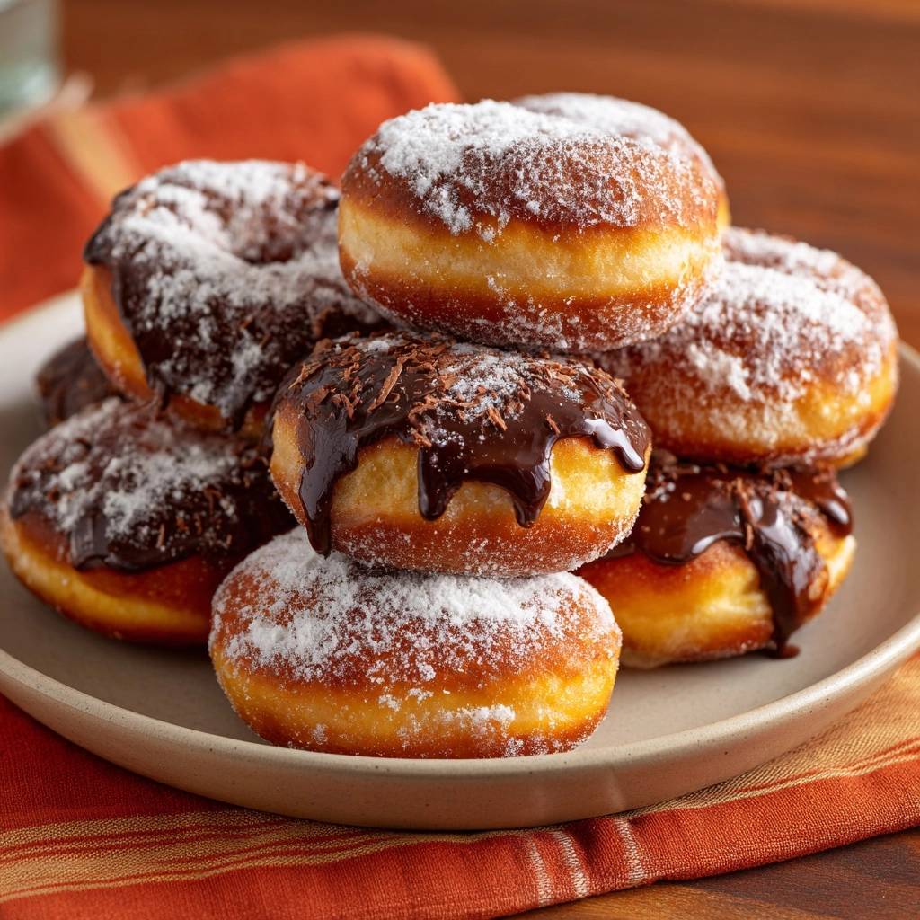 Schoko-Berliner (Nie wieder matschig innen!)