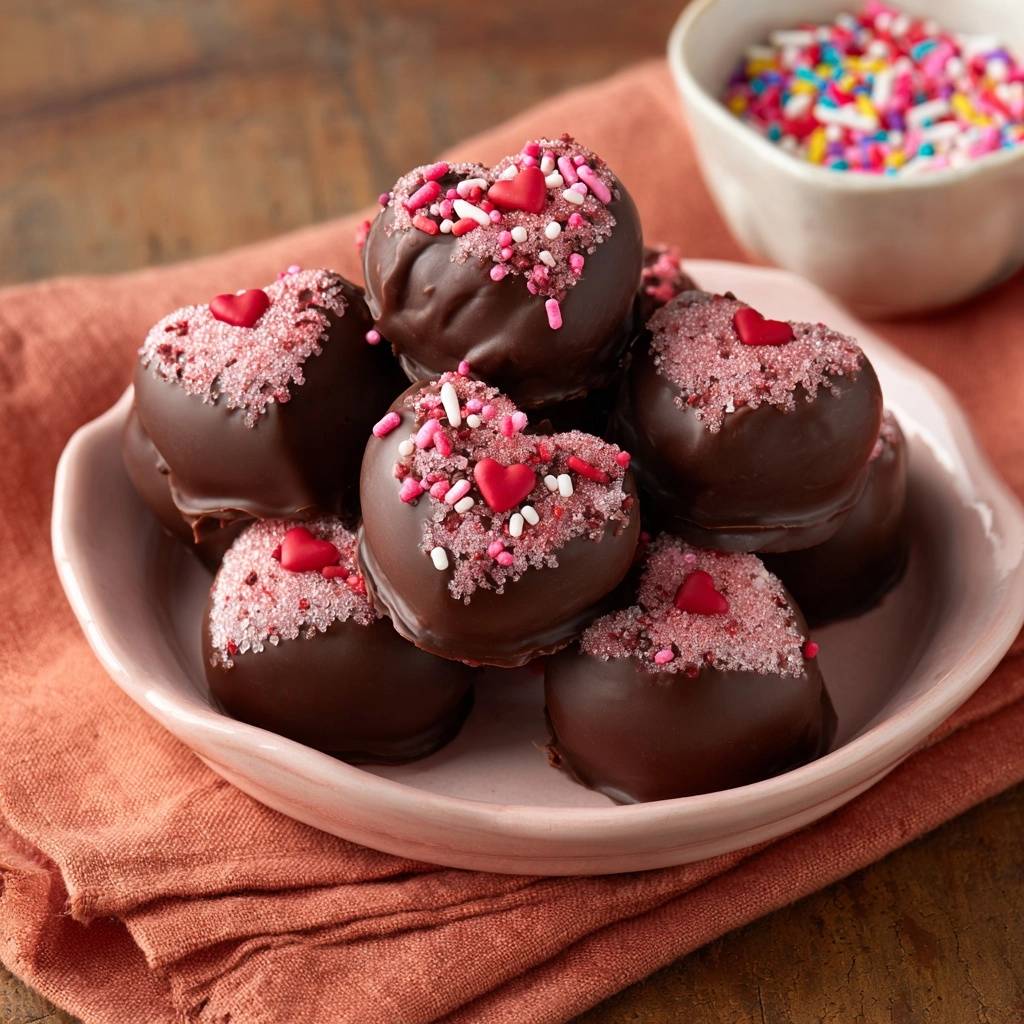 Herzförmige Schokoladentrüffel (Nie wieder klebende Ganache!)