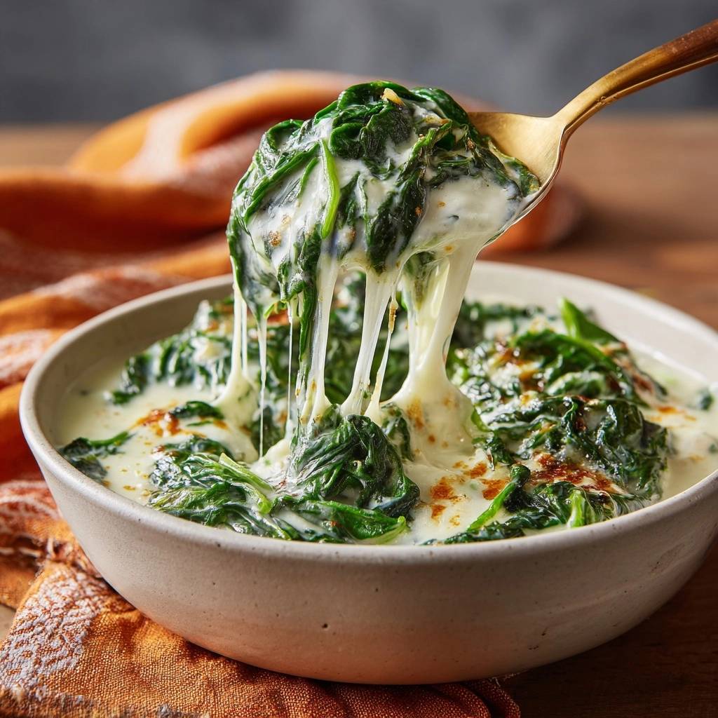 Cremiger Käse-Spinat